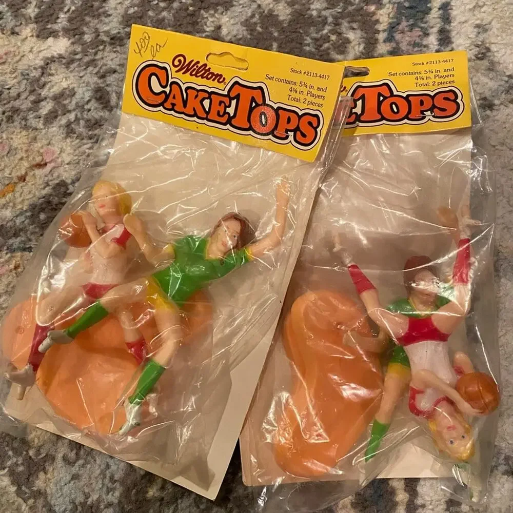 Vintage Wilton Basketball Cake Topper